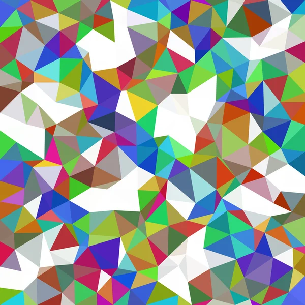 Kaleidoskopische Low-Poly-Dreieck-Stil Vektor-Mosaik Hintergrund — Stockvektor