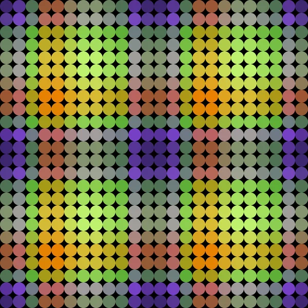 Caleidoscopische laag poly cirkel stijl vector mozaïek achtergrond — Stockvector