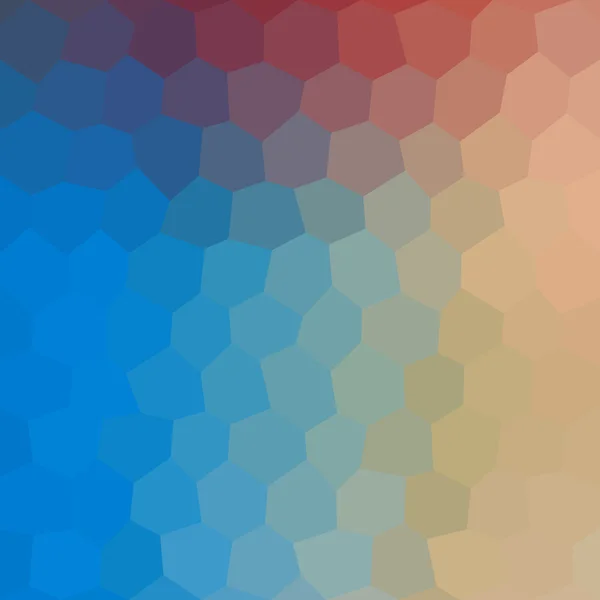 Gradient bas poly hexagone style vectoriel mosaïque fond — Image vectorielle