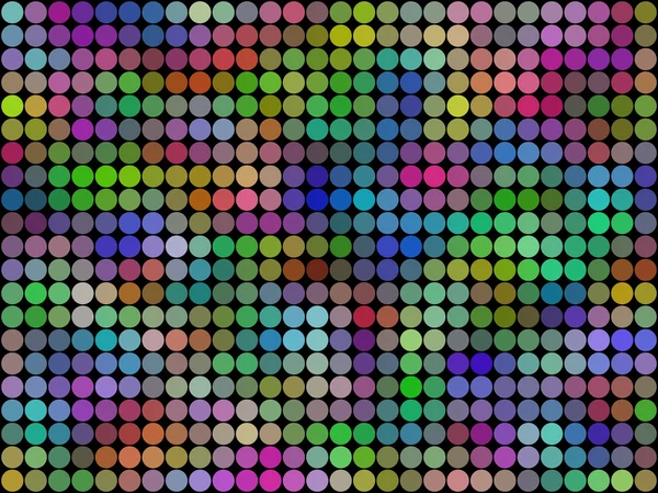 Cores baixo poli círculo estilo vetor mosaico fundo — Vetor de Stock