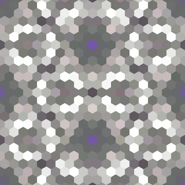 Kaleidoskopischer Vektor-Mosaik-Hintergrund im Low-Poly-Hexagon-Stil — Stockvektor