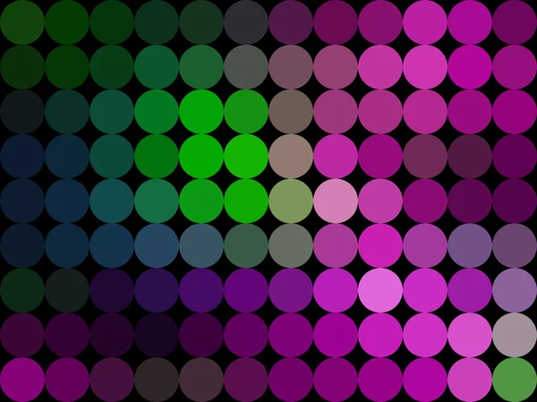Colores bajo poli círculo estilo vector mosaico fondo — Vector de stock