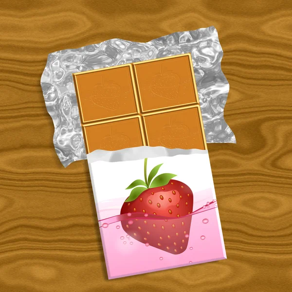 Chocolate generated texture background — Stock Photo, Image