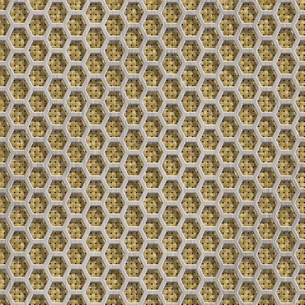 Wire mesh fabric seamless generated hires texture — Stock Photo, Image