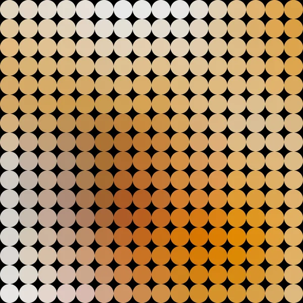 Kleurovergang laag poly cirkel stijl vector mozaïek achtergrond — Stockvector
