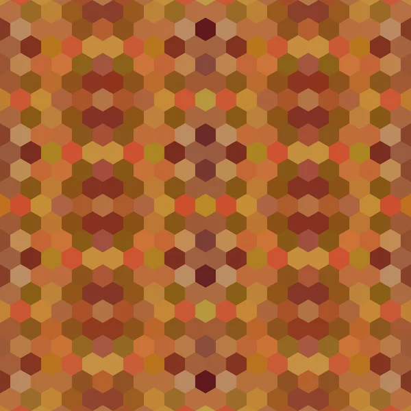 Caleidoscópico bajo poli hexágono estilo vector mosaico fondo — Archivo Imágenes Vectoriales