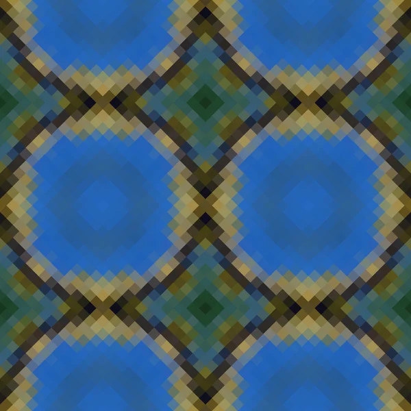 Калейдоскопический низкополиромбовый векторный мозаичный фон — стоковый вектор