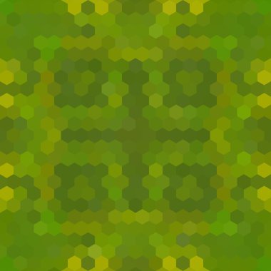 Sürekli değişen düşük Poli altıgen stil vektör mozaik arka plan