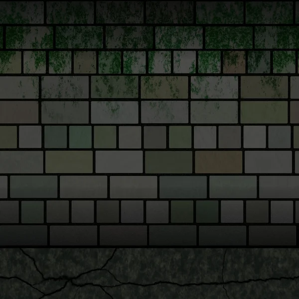 Vuile bakstenen muur textuur — Stockfoto