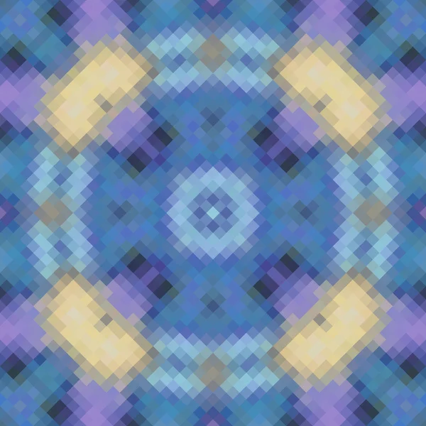 Kaleidoskopischer Vektor-Mosaik-Hintergrund im Low-Poly-Rauten-Stil — Stockvektor
