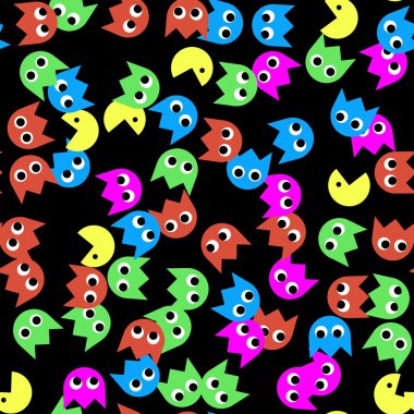 Oyun canavarlar sorunsuz oluşturulan desen