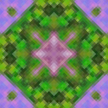 Sürekli değişen düşük Poli rhomb stil vektör mozaik arka plan