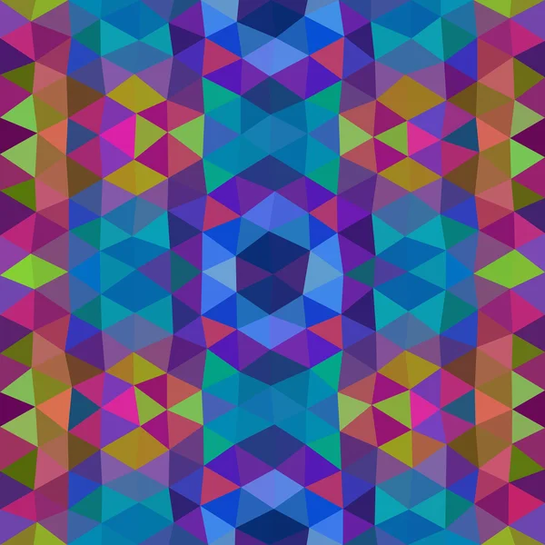 Kaléidoscopique bas poly triangle style vectoriel mosaïque fond — Image vectorielle