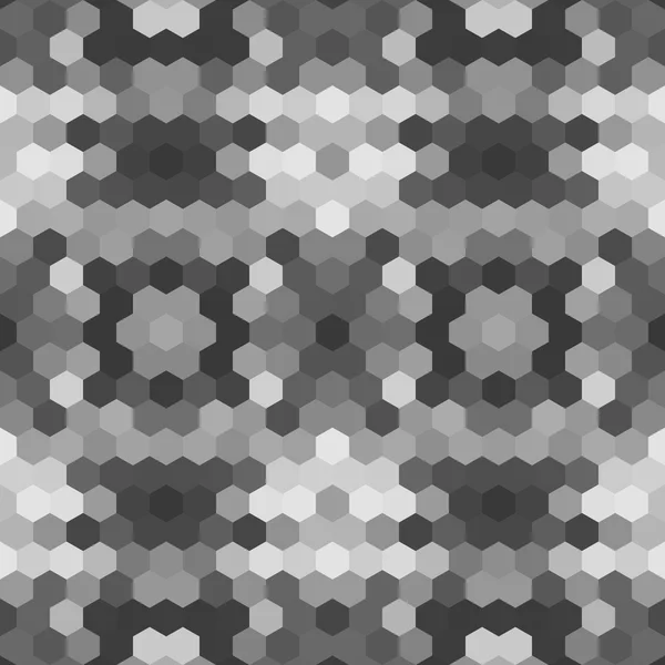 Caleidoscopische laag poly zeshoek stijl vector mozaïek achtergrond — Stockvector