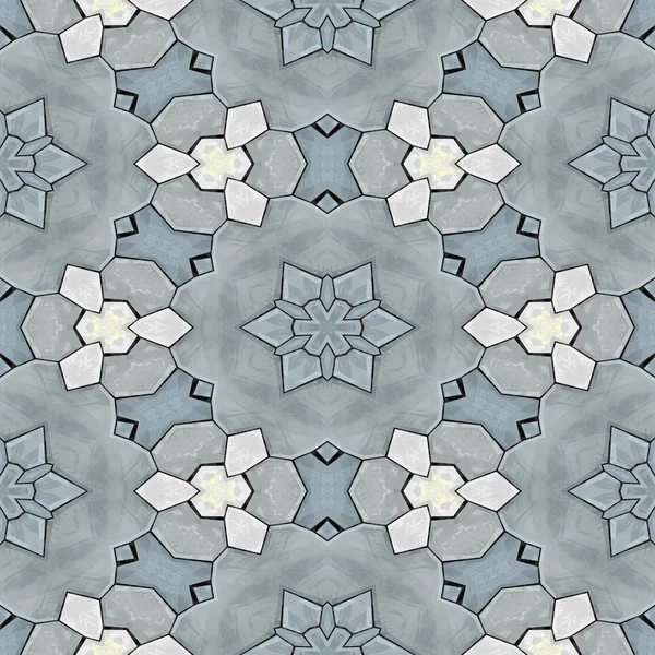Стеклянная мозаичная калейдоскопическая бесшовная текстура наемных работников — стоковое фото