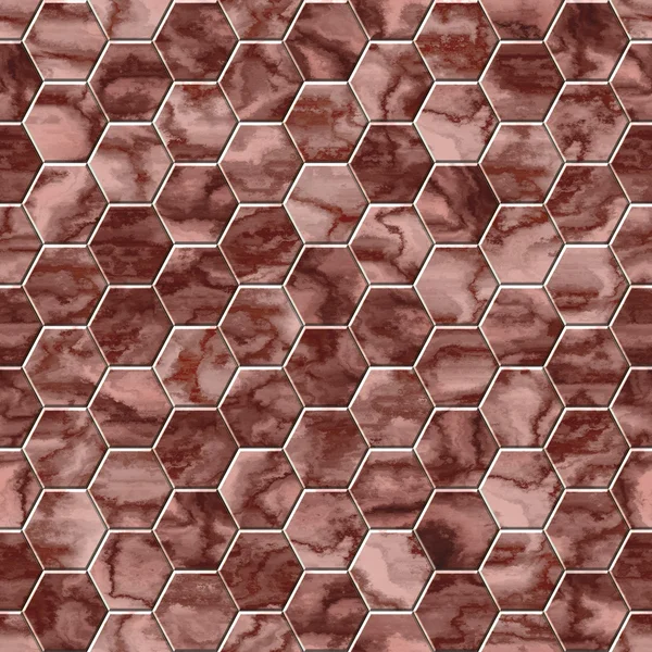 Hexacomb tegels naadloze gegenereerd textuur — Stockfoto