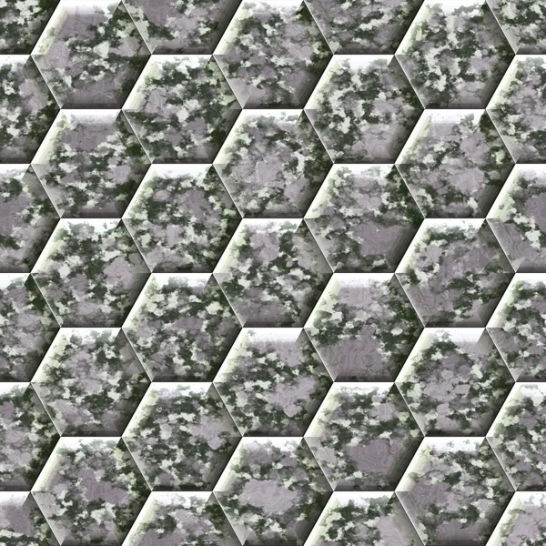 Carrelage hexacombe texture générée sans couture — Photo