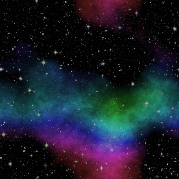 Abstrakte Sterne Nebel nahtlos generiert Hires Textur — Stockfoto