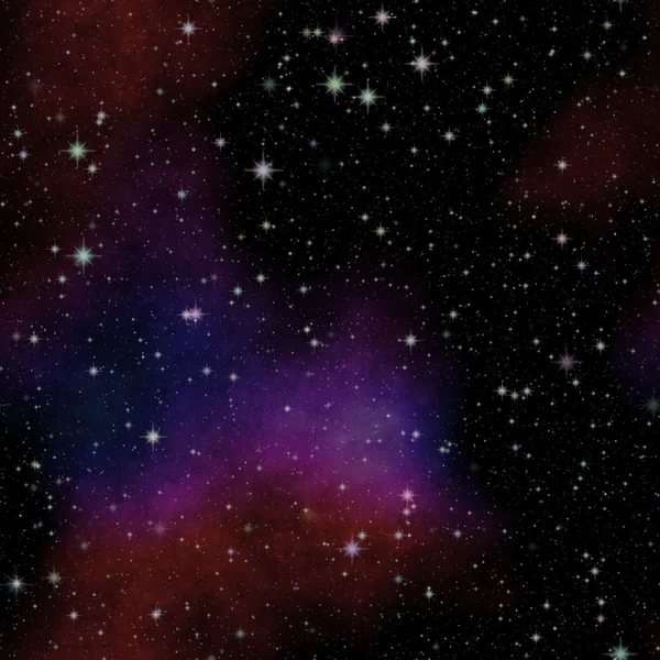 Abstrakt stjärnor nebulosa sömlös genereras anställer konsistens — Stockfoto