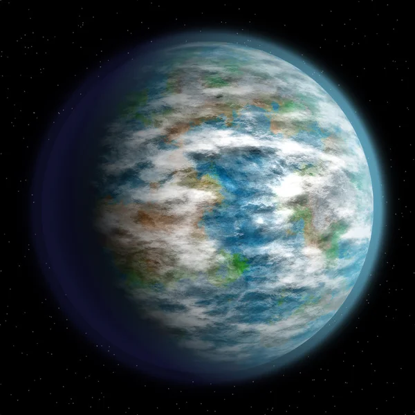 Résumé planète généré texture arrière-plan — Photo
