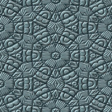 Maya süsler Dikişsiz üretilen doku