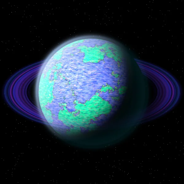 Abstrakter Planet erzeugt Textur Hintergrund — Stockfoto