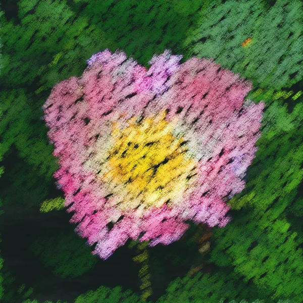 Rosa rosa gesso immagine generato sfondo — Foto Stock