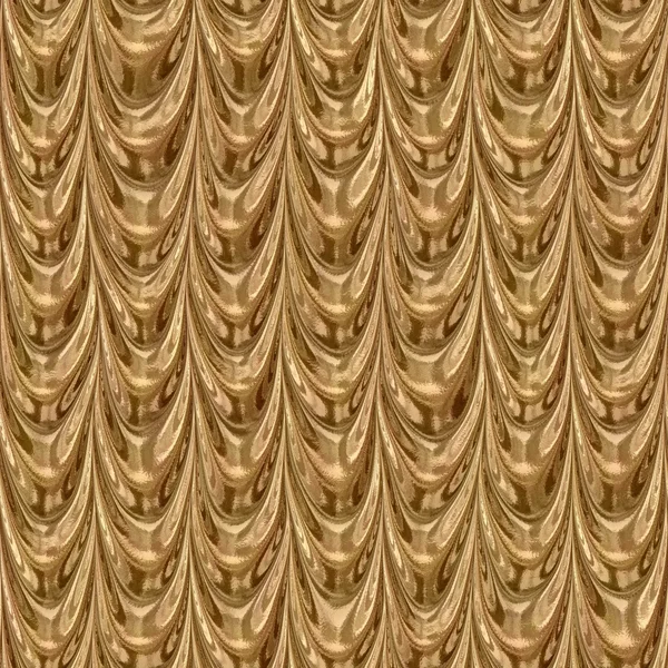 Złoty draperia bez szwu generowane tekstury — Zdjęcie stockowe