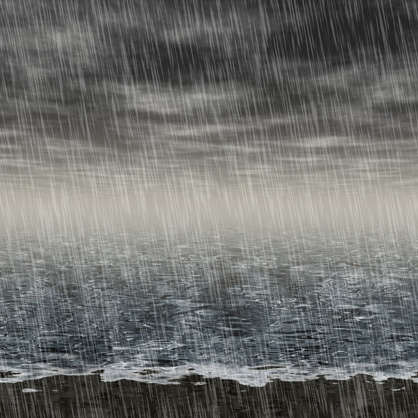 Abstract rainy landscape generated hires background