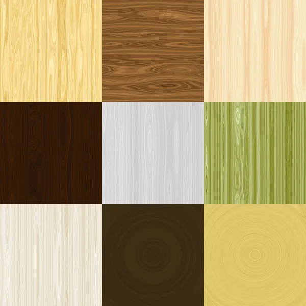 Set of wood seamless generated textures — Stock Photo, Image