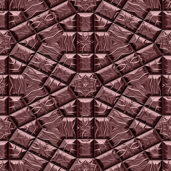 Mayan ornaments seamless hires generated texture — Stock Photo, Image