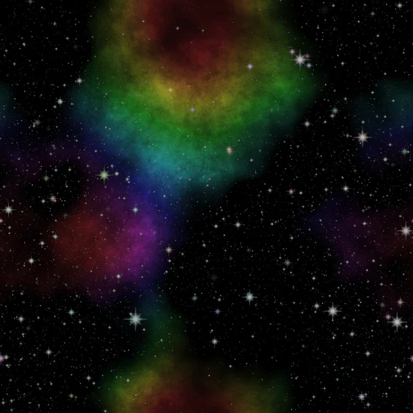 Abstrakte Sterne Nebel nahtlos generiert Hires Textur — Stockfoto