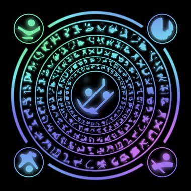 Runes oluşturulan hires doku