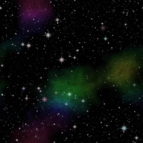 Abstrakt stjärnor nebulosa sömlös genereras anställer konsistens — Stockfoto