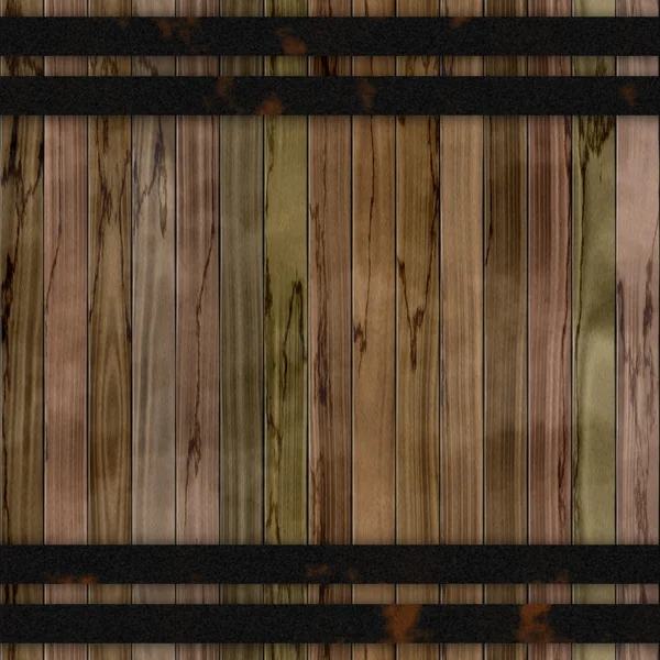 Wood barrel generated seamless hires texture — Stock Photo, Image