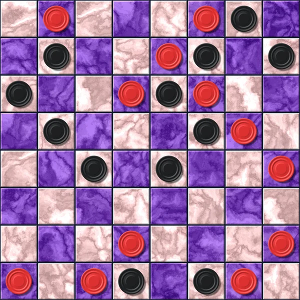 Tablero de ajedrez generado textura sin costura —  Fotos de Stock