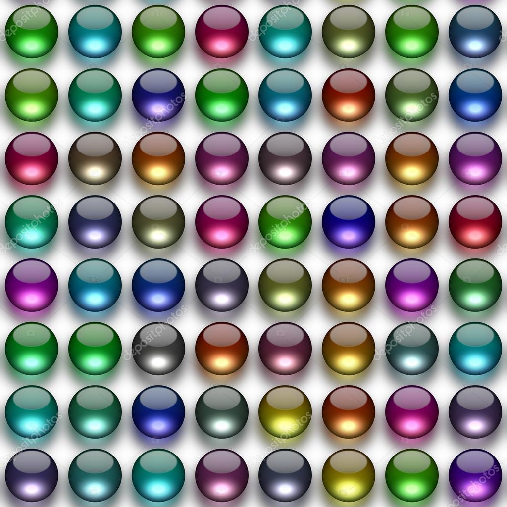 Glass balls generated texture