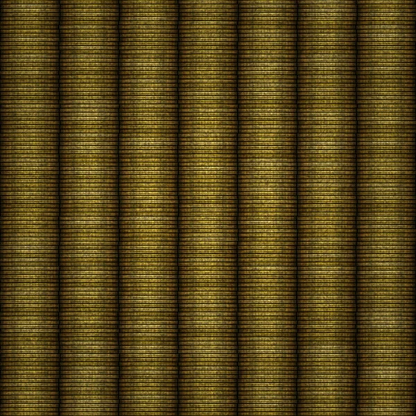 Coin stack seamless generated texture — Stock Photo, Image