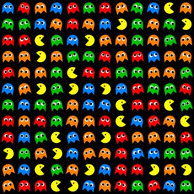 Pacman seamless oluşturulan modeli