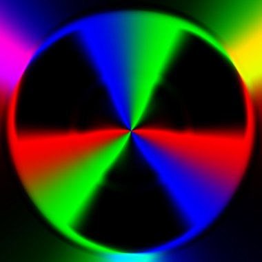 Gökkuşağı dalgalar oluşturulan doku