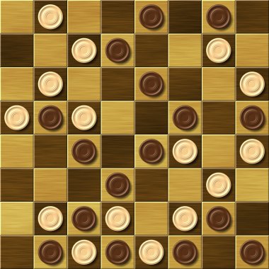 Dama Tahtası sorunsuz doku oluşturulan