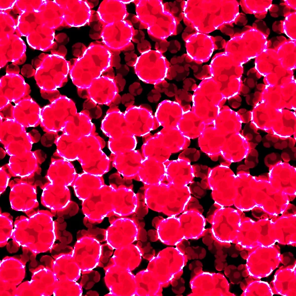 Células abstractas bokeh sin costuras generadas contrata textura — Foto de Stock