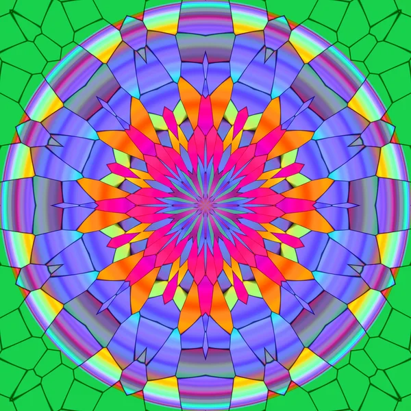 Mandala Ornament erzeugte Textur — Stockfoto