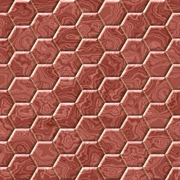 Hexacomb baldosas textura generada sin costura — Foto de Stock