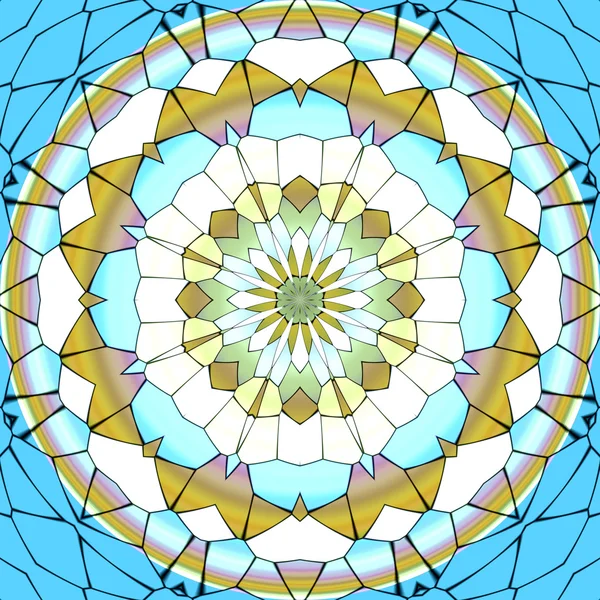 Mandala Ornament erzeugte Textur — Stockfoto