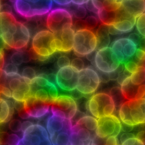 Bacterias abstractas bokeh sin costuras generadas contrata textura — Foto de Stock