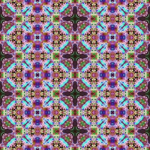 Kaleidoscopic seamless generated texture — Stock Photo, Image