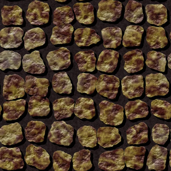 Piedras de pavimentación abstracta sin costura generado contrata textura — Foto de Stock