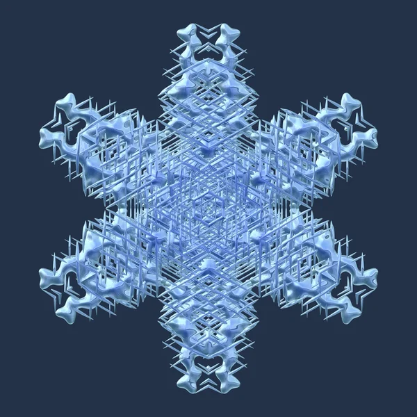 Texture générée par flocon de neige — Photo