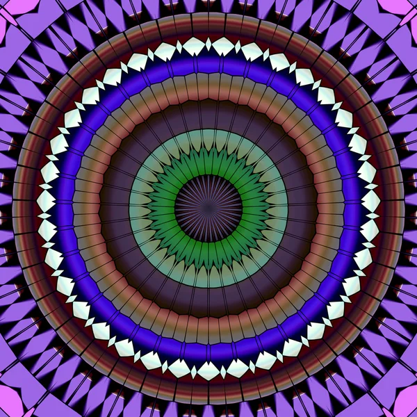 Mandala ornament generated texture — Stock Photo, Image